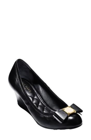 Women's Cole Haan 'tali Grand' Bow Wedge Pump