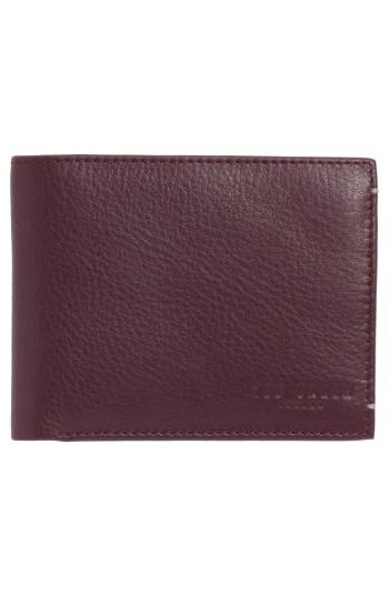 Men's Ted Baker London Davus Leather Wallet - Red