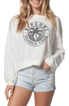 Women's Rip Curl Search Vibes Crop Sweatshirt - White