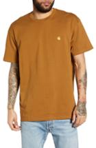 Men's Carhartt Work In Progress Chase Crewneck T-shirt - Brown