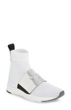 Women's Balmain Cameron Knit Sneaker Boot Us / 35eu - White