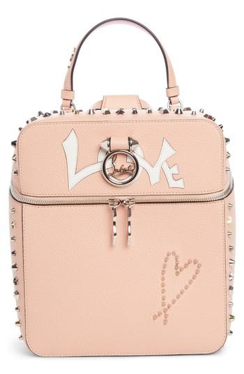 Christian Louboutin Rubylou Love Leather Backpack - Brown