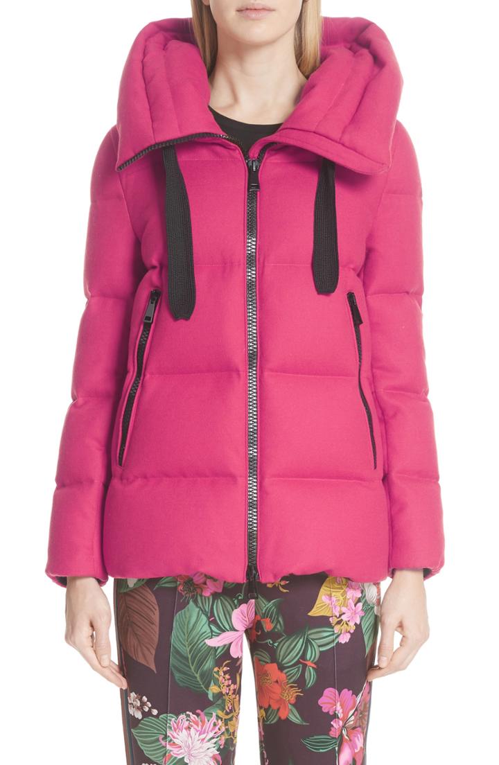 Women's Moncler Serin Hooded Down Jacket