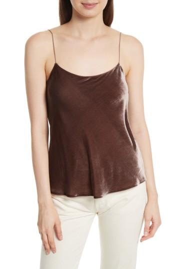 Women's Vince Velvet Camisole - Brown