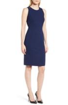 Women's Boss Dibalena Stretch Wool Sheath Dress R - Blue