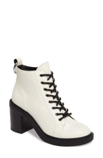 Women's Dolce Vita Lynx Combat Bootie .5 M - White