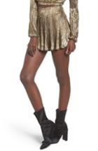 Women's Show Me Your Mumu Carlos Swing Shorts - Metallic