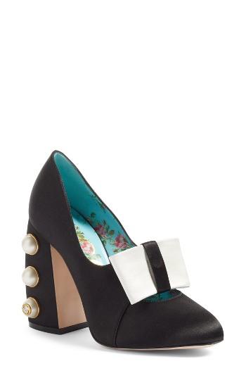 Women's Gucci Luna Block Heel Pump Us / 36eu - Black