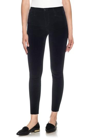 Women's Joe's Icon Velvet Ankle Skinny Pants - Black