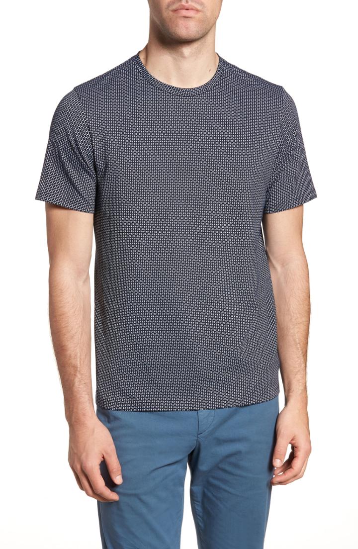 Men's Theory Sillar Print Crewneck T-shirt