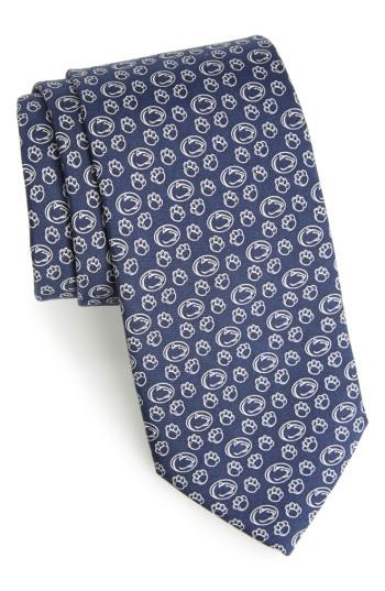 Men's Vineyard Vines Penn State University Silk Tie, Size - Blue