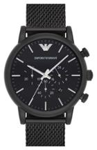 Men's Emporio Armani Chronograph Mesh Strap Watch, 46mm
