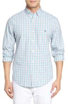 Men's Vineyard Vines Ginger Island Classic Fit Check Sport Shirt - Green