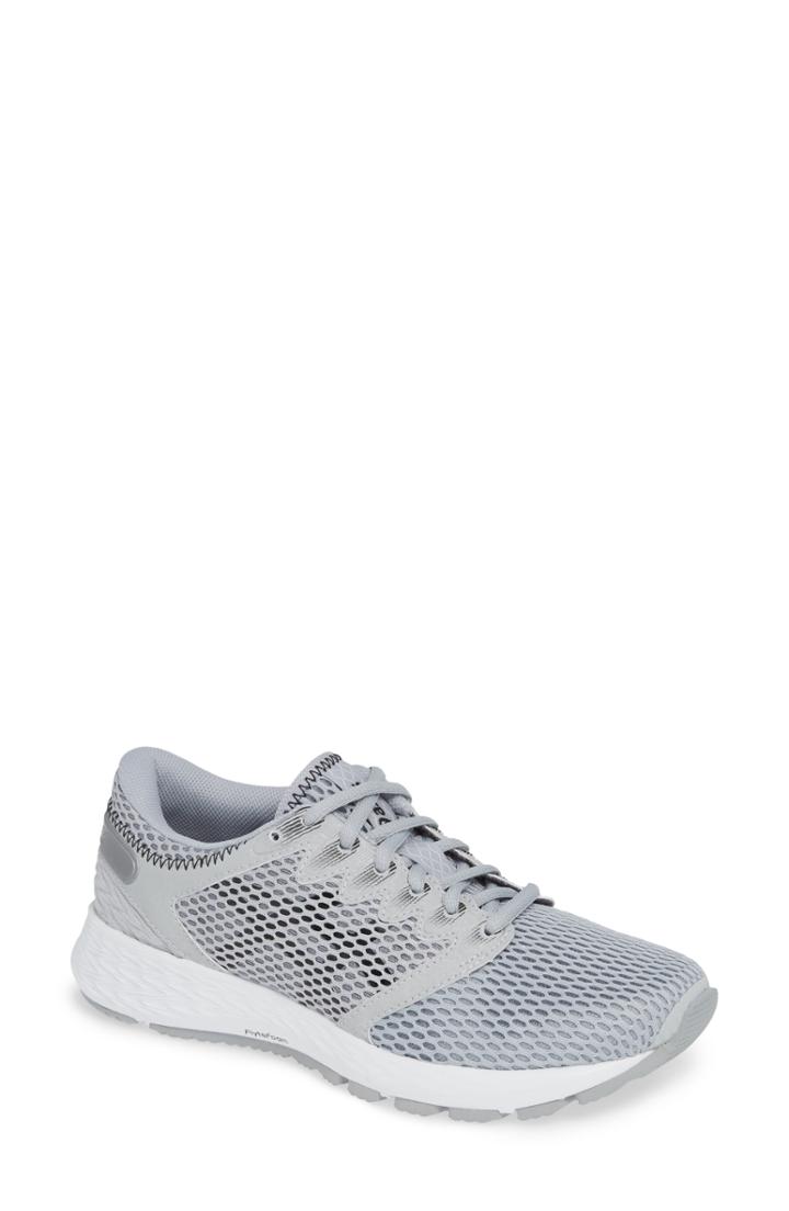 Women's Asics Roadhawk Ff 2 Running Shoe .5 B - Grey