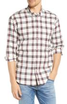 Men's Billy Reid Tuscumbia Regular Fit Plaid Sport Shirt - White