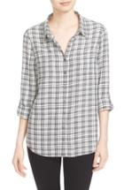 Women's Soft Joie Eirene Plaid Roll Sleeve Shirt