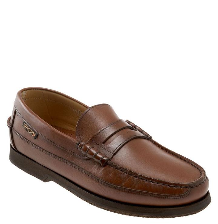 Men's Mephisto 'cap Vert' Penny Loafer .5 M - Metallic