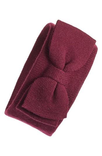 Kate Spade New York Half Bow Headband, Size - Red