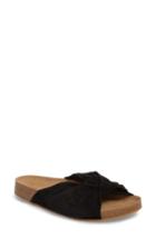 Women's Jeffrey Campbell Sunmist Knotted Slide Eu - Black