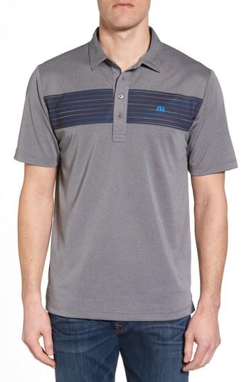 Men's Travis Mathew Triple Switch Pique Polo - Grey