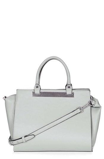 Topshop Faux Leather Handbag