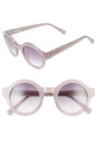 Women's Derek Lam 'luna' 47mm Round Sunglasses - Pink Dust