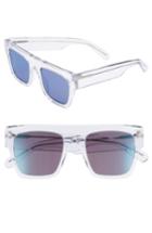 Women's Stella Mccartney 51mm Flattop Sunglasses - Crystal