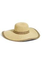 Women's Caslon Stripe Floppy Hat -