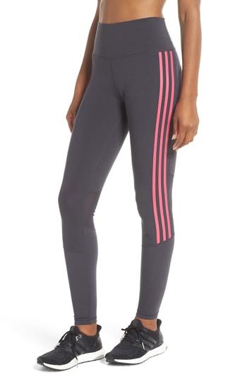 Women's Adidas Believe This 3-stripes High Waist Ankle Leggings