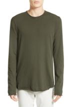 Men's Rag & Bone Hartley Cotton & Linen T-shirt - Green