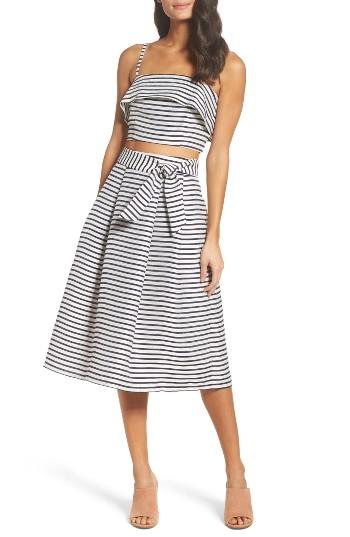 Women's Bb Dakota Grace Stripe Two-piece Dress