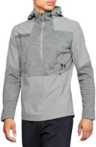 Men's Under Armour Storm Cyclone Water Repellent Half Zip Hoodie - Grey
