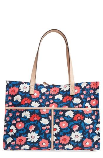 Kate Spade New York Washington Square - Mega Sam Canvas Satchel - Blue