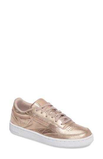 Women's Reebok Club C 85 Sneaker .5 M - Metallic