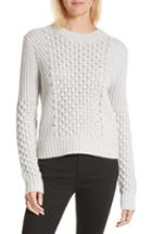 Women's La Vie Rebecca Taylor Honeycomb Stitch Sweater - Grey