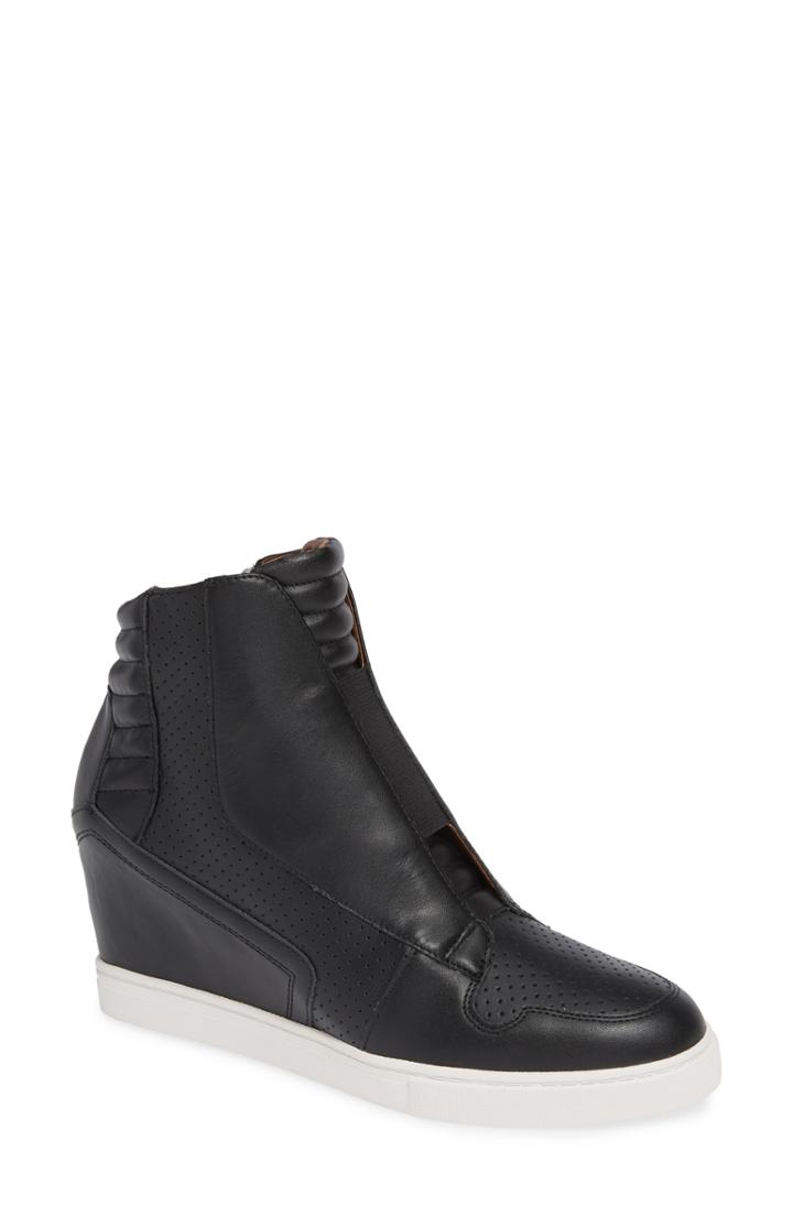 Women's Linea Paolo Filipa Wedge Sneaker M - Black