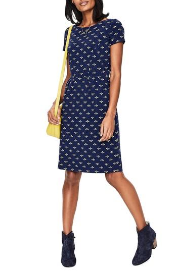 Women's Boden Phoebe Bird Print Jersey Dress