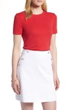 Women's 1901 Crewneck Cotton Blend Top - Red