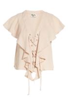 Women's Show Me Your Mumu Lace-up Blouse - Pink