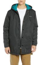 Men's Obey Singford Insulated Parka - Black