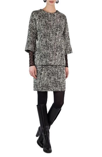 Women's Akris Punto Jersey Miniskirt - Grey