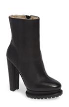 Women's Alice + Olivia Holden Genuine Shearling Bootie