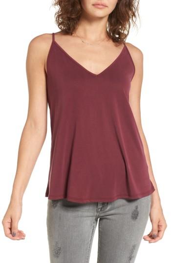 Women's Bp. Double V Swing Camisole - Burgundy