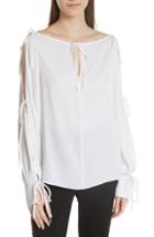 Women's Ming Wang Lace Front Top