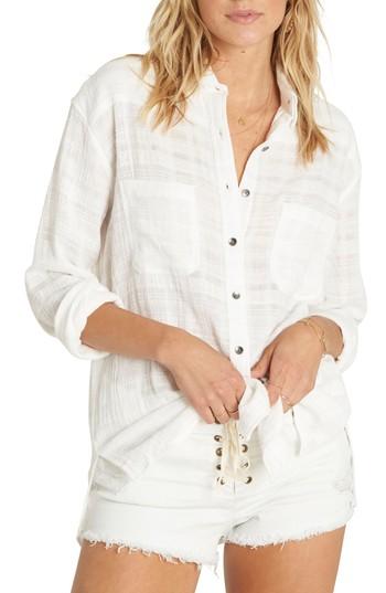 Women's Billabong Easy Moves Shirt - White