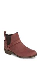 Women's Teva Dina La Vina Dos Waterproof Chelsea Boot .5 M - Red