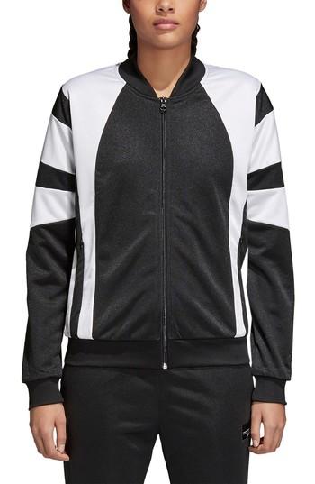 Women's Adidas Originals Superstar Track Jacket - Black