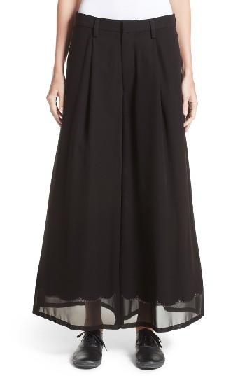Women's Noir Kei Ninomiya Imitation Pearl Embellished Wide Leg Pants