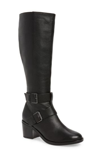 Women's Gentle Souls By Kenneth Cole Verona Knee-high Riding Boot .5 M - Black