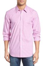 Men's Jeremy Argyle Comfort Fit Plaid Sport Shirt - Pink